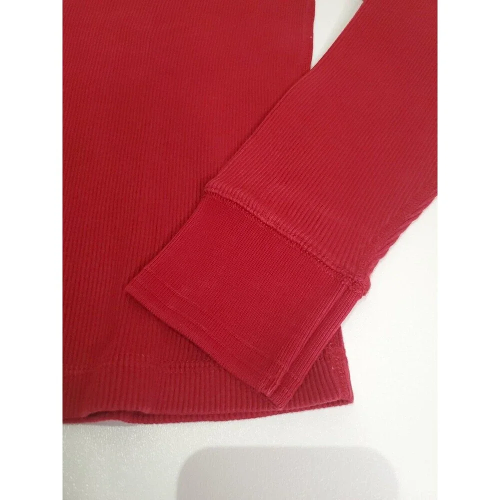Lauren Ralph Lauren Women's‎ Long Sleeve 100% Cotton Sweater, Small, Red
